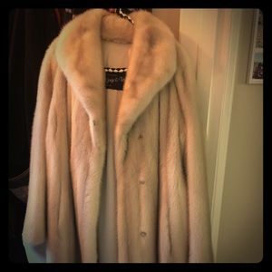 Vintage Purple Mink Fox Fur Coat. Gorgeous